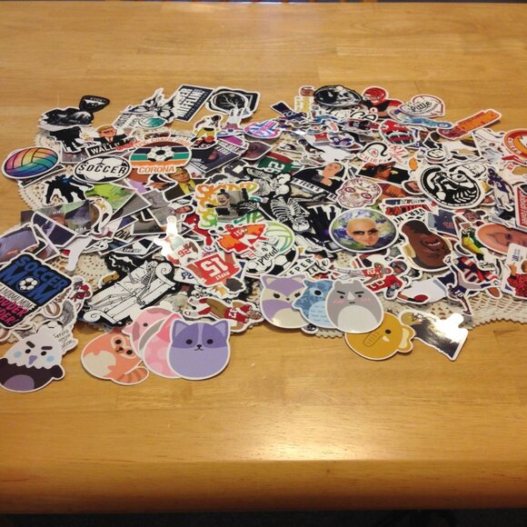 Craft stickers, 200+,  for resell or for crafting - Picture 1 of 5